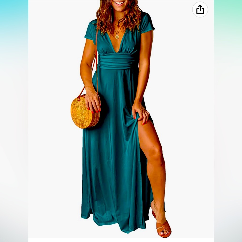 Teal Maxi Dress